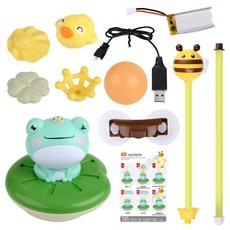 兒童戲水小青蛙電動噴水玩具 嬰兒洗澡浴室玩具, 1個, 升級版套裝 1pcs