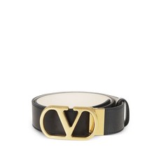 발렌티노 가라바니 브이로고 레더 벨트