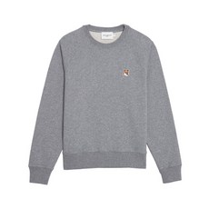 메종키츠네 폭스 헤드 패치 디테일 스웨트셔츠