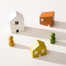 Reunion 木製森林小屋及擺件 益智積木玩具, 1個, 小男孩房子