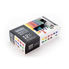 Liquitex Basics 學生級壓克力顏料 12色組 22ml