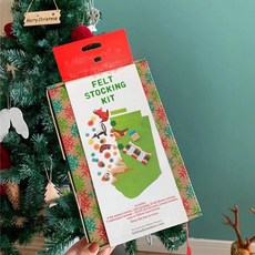 kidmodern.com 毛氈聖誕襪 DIY 套裝, 1套