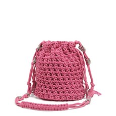 빔바이롤라 크로셰 드로스트링 버킷 백