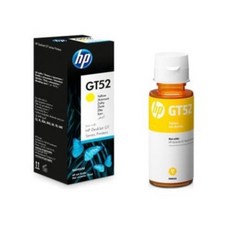 HP GT52 原廠墨水瓶 M0H54AA, M0H56AA 黃色 (GT52), 1個, 黃色