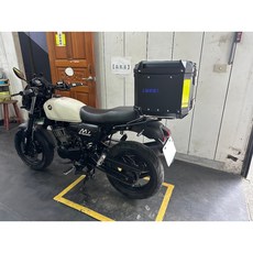 MY Retro 漢堡架 MY150 途者 43L 黑色 鋁箱 靠背, 1個