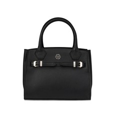 필립플레인 스몰 탑 핸들 레더 토트 백