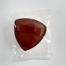 薯片粉撲 氣墊 粉餅 乾濕兩用 超軟厚設計, 1個, 咖啡色鳳梨L opp裝