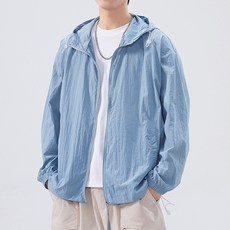戶外冰絲輕薄款防曬衣男士2026夏季UPF50+防紫外線透氣防曬服外套, M( 碼數偏大一碼哦 )
