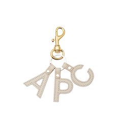 A.P.C. 레터 레더 키링