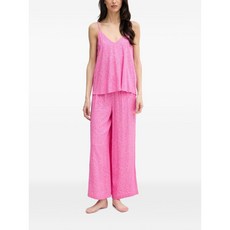 DKNY 레오파드 프린트 투피스 파자마