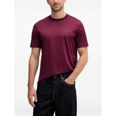 칼 라거펠트 로고 디테일 크루 넥 티셔츠