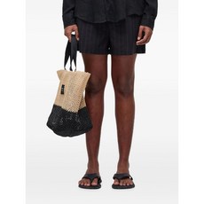 오스클렌 핀스트라이프 드로스트링 쇼츠