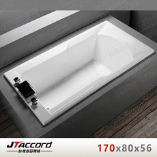 JTAccord T-114 嵌入式壓克力浴缸, 1個