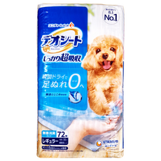 unicharm pet Deo sheet 消臭大師 超吸收狗尿墊 一般型 72片, M(44 x 32cm), 1包