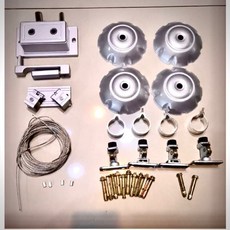祥禾科技 雙桿升降曬衣架 DIY零件 耐用型絞盤手搖器 不銹鋼鋼索