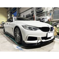 BMW F32 4系列 競速版 鋼琴烤漆黑 前下巴, 1個