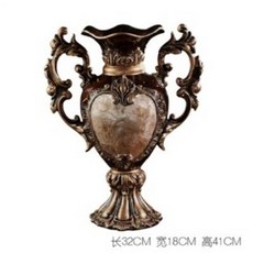 古典裝飾花瓶 長32CM 寬18CM 高41CM, 歐式奢華花瓶