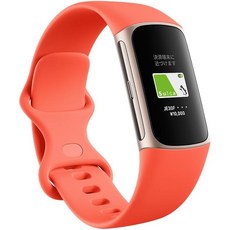 Fitbit Charge 6 運動手錶, 珊瑚紅, 1個