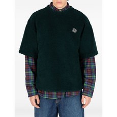 소시에떼아노님 써니 자수 반소매 티셔츠