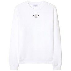 오프화이트 반다나 자수 스웨트셔츠