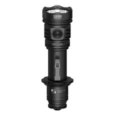 ARMYTEK VIKING PRO MAX 手電筒 5300流明 355米射程 磁吸USB充電, 黑色-暖白光, 1個