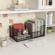 桌下書報架書桌旁小書架可移動高中生書本收納箱置物架辦公室書櫃 副廠商品, 基礎款 -小號雅典黑