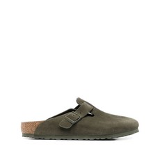 버켄스탁 스웨이드 가죽 슬립온