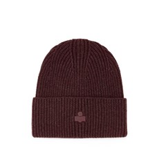 이자벨 마랑 ribbed-knit logo-embroidered beanie hat