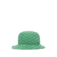 레드발렌티노 raffia bucket hat