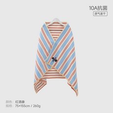 運動吸汗浴巾 75x155cm, 象力全開 10A抗菌 ,S碼 55*75cm/95g, 1個