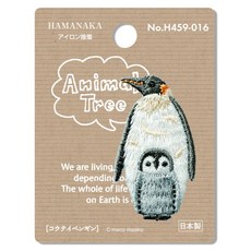 【YUBU】HAMANAKA ハマナカ 日本製 精緻刺繡燙布貼, 1個, H459-016