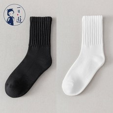 NicoFun 6雙 美式經典中筒襪 堆堆襪 吸汗半毛圈 運動襪