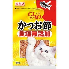 CIAO 鰹魚乾 貓零食 50g, 1個, 鰹魚50g, 鰹魚