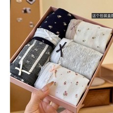 MEIYATING 10A柔逸棉四角腿褲 5件組, 堇色
