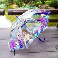 兒童透明長柄雨傘 賽羅奧特曼圖案 適合2-8歲兒童