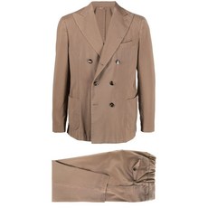 델오글리오 더블 브레스티드 울 수트