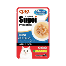 CIAO 乳酸菌餐包 添加乳酸菌 促進消化 多種口味選擇, 40g, 1個, 國際版:432 鰹雞柴魚片