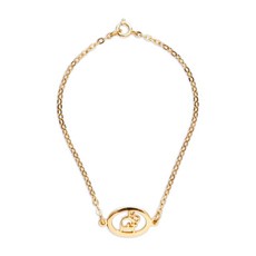 크리스찬 디올 중고 1980's 레터링 로고 브레이슬릿