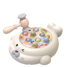 海豹造型打地鼠玩具 幼兒益智早教敲打遊戲, 1套