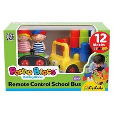 K's Kids 遙控安全積木校車, 1個