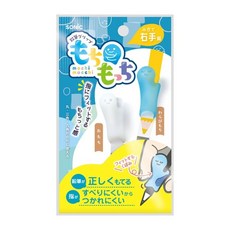 SONiC もちもち 鉛筆握筆器 矯正握筆姿勢 舒適柔軟 多色可選, 藍白, 1套