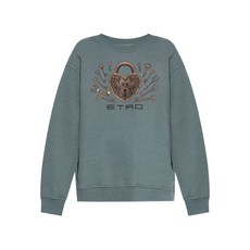 에트로 패드락 그래픽 스웨트셔츠