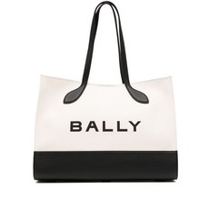발리 바 로고 프린트 토트 백