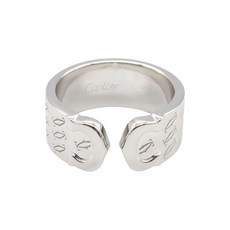 까르띠에 중고 2010's 18K 화이트 골드 2C 2000 크리스마스 링