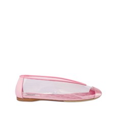 모스키노 세미 시스루 발레리나 플랫