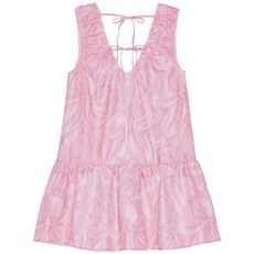 가니 패턴 민소매 드레스