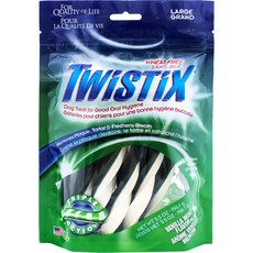 Twistix 雙色螺旋潔牙骨 - 牛奶起司口味, 1個, 特緹斯潔牙骨-薄荷(長)