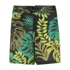 아미르슬라마 나뭇잎 프린트 쇼츠