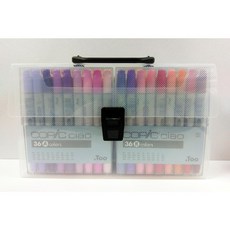 Copic Ciao 酒精麥克筆 72色 A色系 72A 圓桿 三代 (附贈提盒), 1個, 36A+36B組成72A(附提盒)