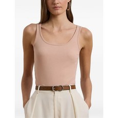 로렌랄프로렌 스쿱 넥 탑